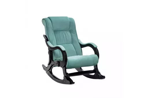 Кресло-качалка Модель 77  Венге V43 зеленый