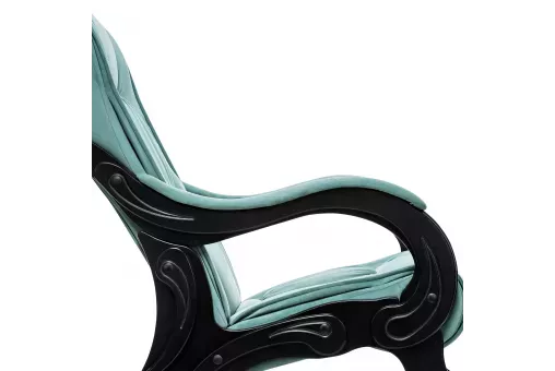 Кресло-качалка Модель 77  Венге V43 зеленый