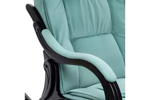 Кресло-качалка Модель 77  Венге V43 зеленый