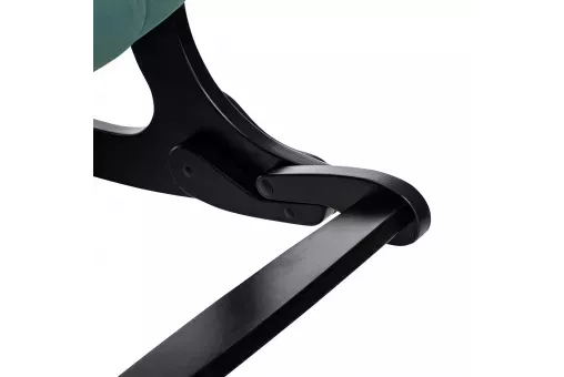 Кресло-качалка Модель 77  Венге V43 зеленый