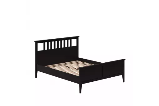 Комплект кровать Leset Мира 160х200 с основанием  Чёрный 