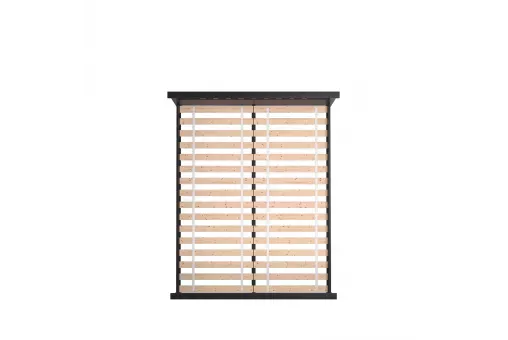 Комплект кровать Leset Мира 160х200 с основанием  Чёрный 