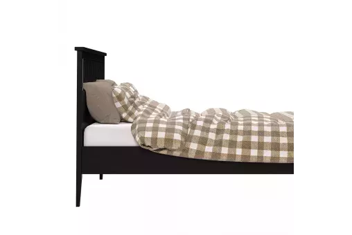 Комплект кровать Leset Мира 160х200 с основанием  Чёрный 