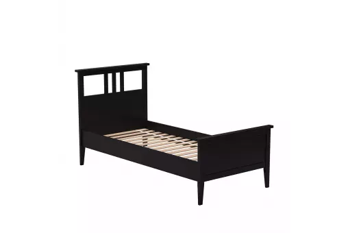 Комплект кровать Leset Мира 90х200 с основанием  Чёрный 