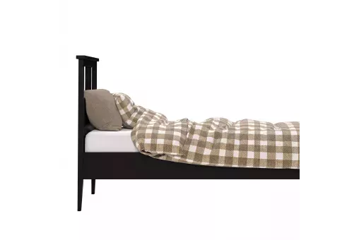 Комплект кровать Leset Мира 90х200 с основанием  Чёрный 