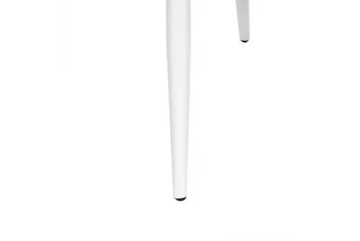 Стул с подлокотниками Leset Слим каркас Белый велюр Горчица