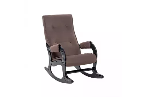 Кресло-качалка Модель 707 Венге ткань V 23 Венге V23 молочный шоколад     