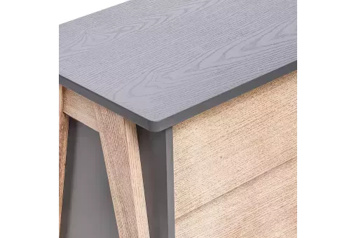 Комод Leset Сканди 2 ящ. Дуб  /  Серый ясень