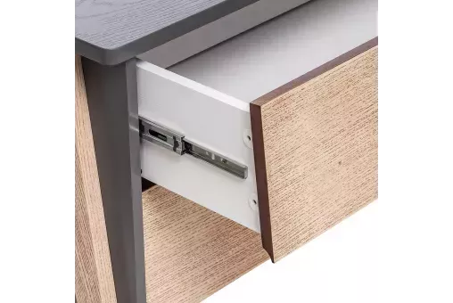 Комод Leset Сканди 2 ящ. Дуб  /  Серый ясень