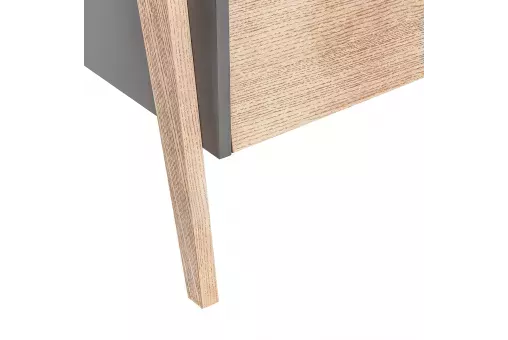 Комод Leset Сканди 2 ящ. Дуб  /  Серый ясень