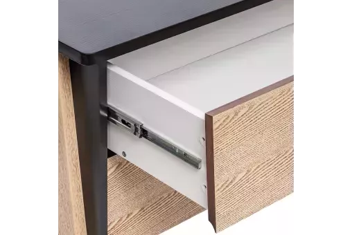 Комод Leset Сканди 2 ящ. Дуб  /  Венге