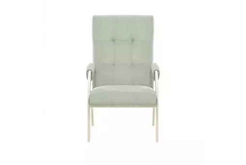 Кресло Leset Спринг  Слоновая кость V14 бирюзовый