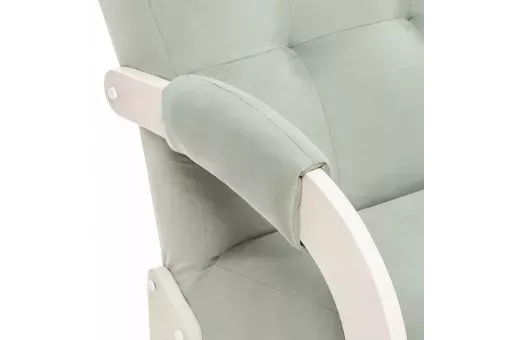 Кресло Leset Спринг  Слоновая кость V14 бирюзовый