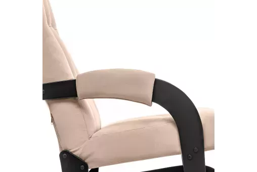 Кресло-маятник Leset Спринг  Венге V18 бежевый