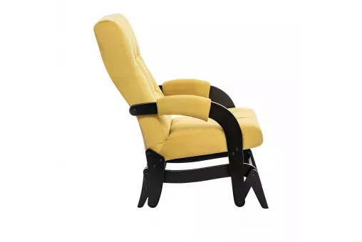Кресло-маятник Leset Спринг  Венге V28 желтый