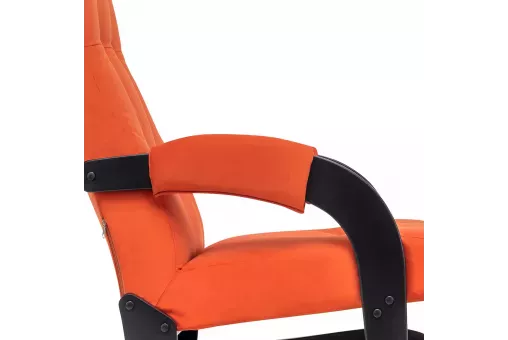 Кресло-маятник Leset Спринг  Венге V39 оранжевый