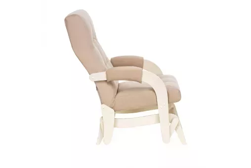 Кресло-маятник Leset Спринг  Слоновая кость V18 бежевый