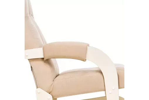 Кресло-маятник Leset Спринг  Слоновая кость V18 бежевый