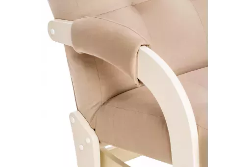 Кресло-маятник Leset Спринг  Слоновая кость V18 бежевый