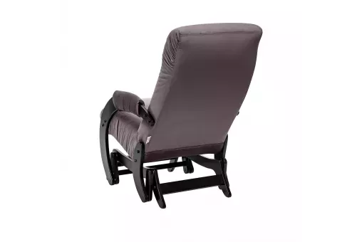 Кресло-качалка Модель 68 (Leset Футура) Венге ткань V 19  Венге V19 коричнево-красный