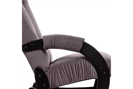 Кресло-качалка Модель 68 (Leset Футура) Венге ткань V 19  Венге V19 коричнево-красный