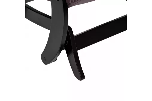 Кресло-качалка Модель 68 (Leset Футура) Венге ткань V 19  Венге V19 коричнево-красный