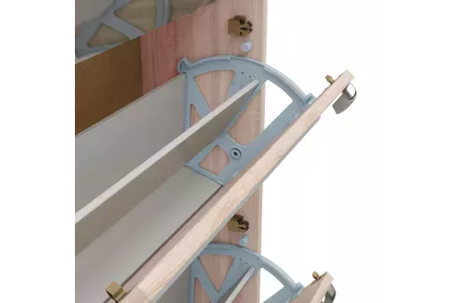 Обувница Leset Эдит 5S  Дуб сонома 