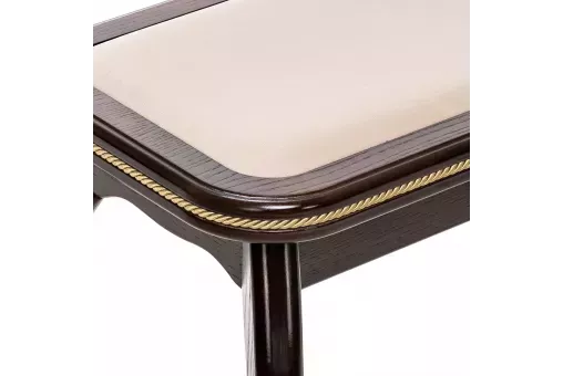 Банкетка Leset Миледи  Орех V18 бежевый