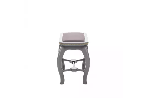 Банкетка Leset Миледи  Серый ясень V19 коричнево-красный