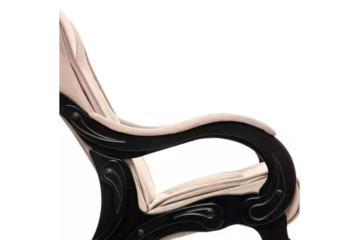 Кресло-качалка Модель 77  Венге V18 бежевый