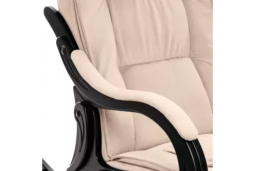 Кресло-качалка Модель 77  Венге V18 бежевый