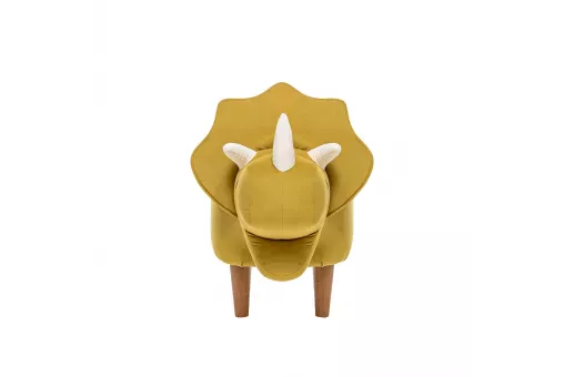 Пуф Leset Dino COMBI   V28 желтый - компаньон V01 белый