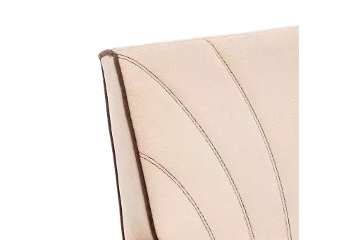 Кресло для отдыха Шелл  Дуб шпон Verona Vanilla - кант Verona Brown