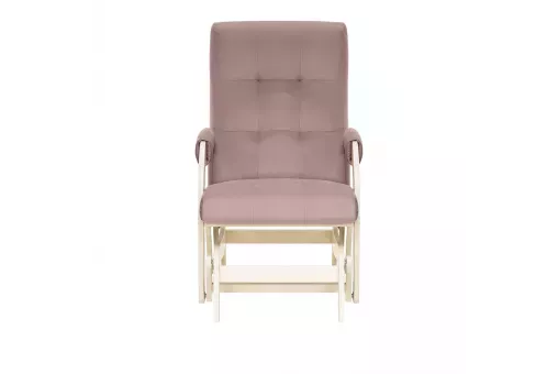 Кресло-маятник Leset Спринг  Слоновая кость V11 сиреневый