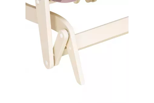 Кресло-маятник Leset Спринг  Слоновая кость V11 сиреневый