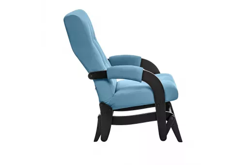 Кресло-маятник Leset Спринг  Венге V47 синий