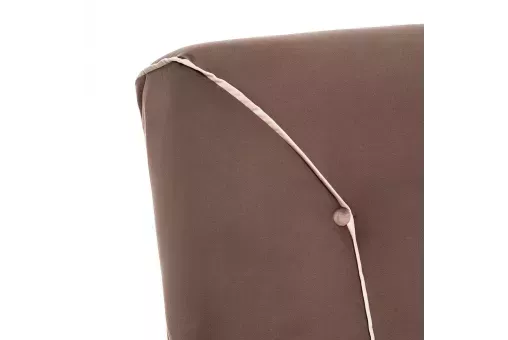 Кресло Leset Модена Люкс  Слоновая кость V23 молочный шоколад - кант V18 бежевый