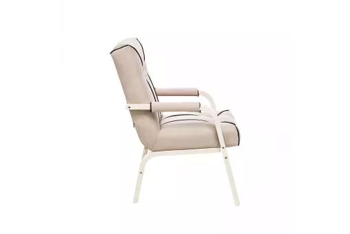 Кресло Leset Модена Люкс  Слоновая кость Malmo 05 - кант Malmo 28