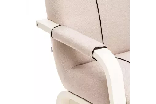 Кресло Leset Модена Люкс  Слоновая кость Malmo 05 - кант Malmo 28