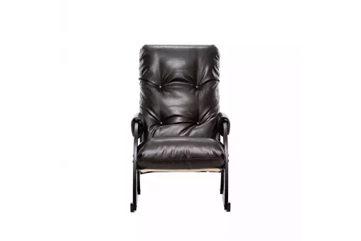 Кресло-качалка Модель 67 Венге текстура к / з Varana DK-BROWN  Венге текстура Varana DK-Brown