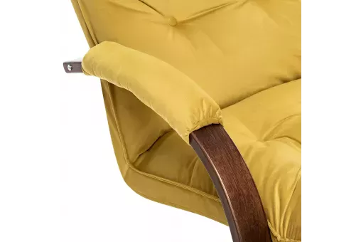 Кресло-трансформер Leset Монако  Орех текстура V28 желтый