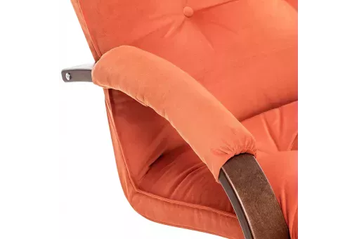 Кресло-трансформер Leset Монако  Орех текстура V39 оранжевый