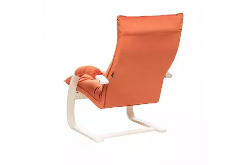 Кресло-трансформер Leset Монако  Слоновая кость V39 оранжевый