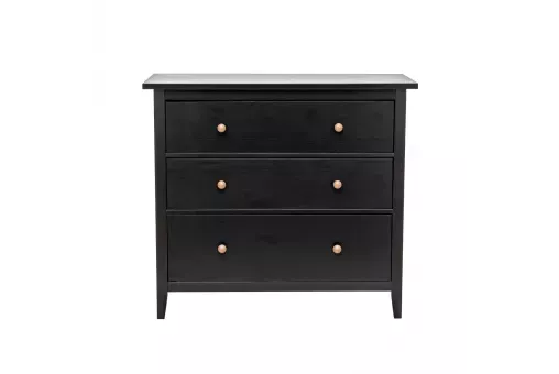 Leset Комод Мира-3 (Комод 03)  Чёрный 