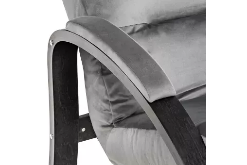 Кресло Leset Лион  Венге текстура V32 серый