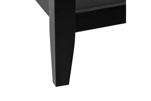 Leset Стол журнальный Мира (Стол журнальный 90х90)  Чёрный 