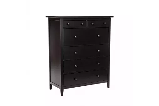 Leset Комод Мира-6 (Комод 06)  Чёрный 