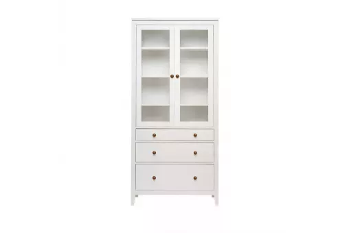 Leset Шкаф-витрина Мира (Шкаф для посуды 23)  Белый 