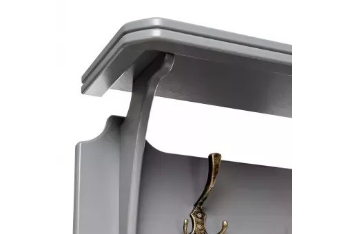 Вешалка Leset Патриция  Серый ясень V19 коричнево-красный