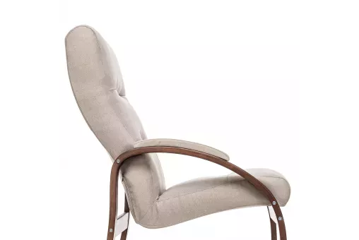 Кресло Leset Лион  Орех текстура Малмо 05